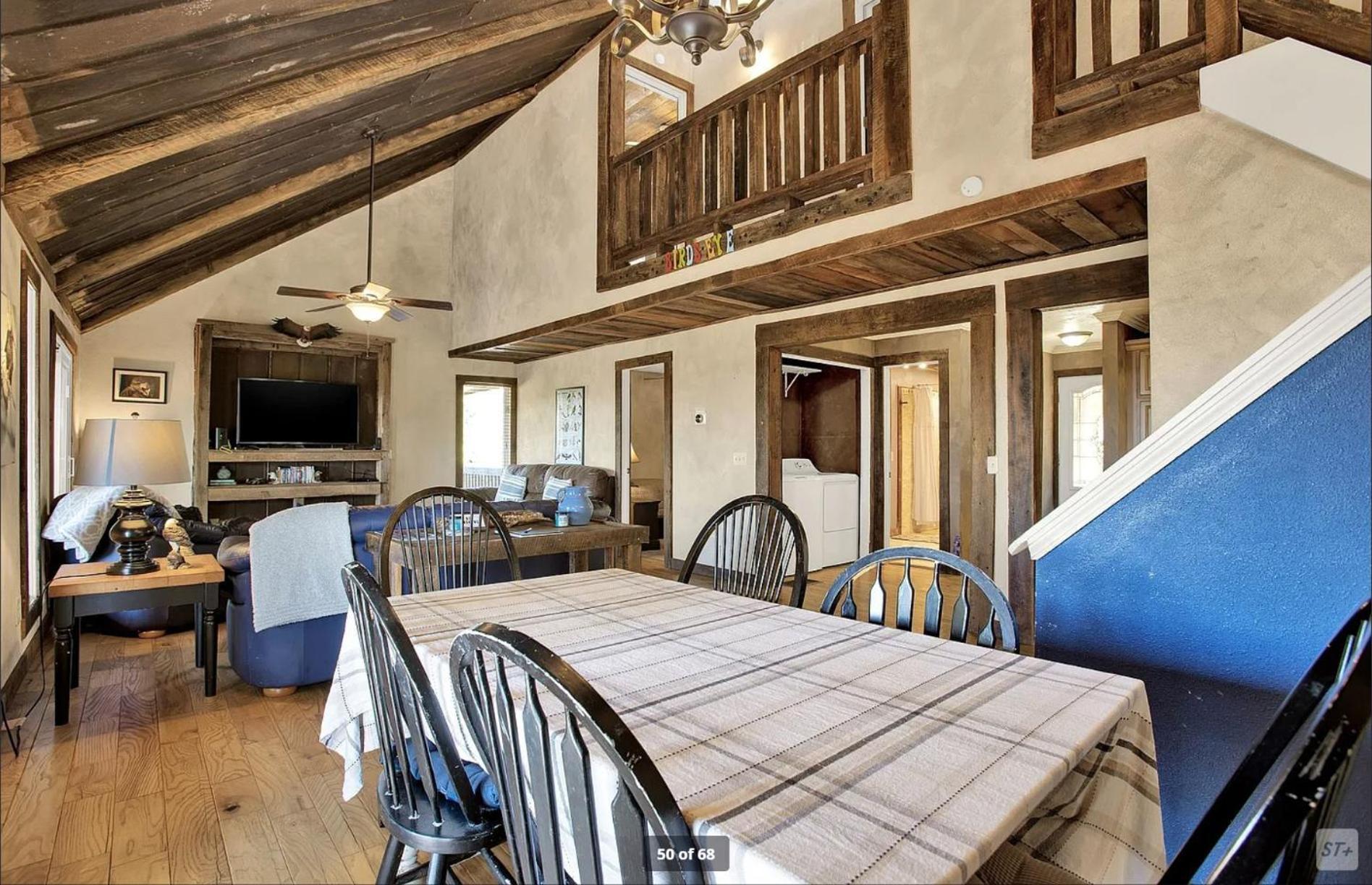 Birds Eye Cabin - Sunset & Starry Retreat Pet Friendly W Private Hottub, Fire Pit And Game Room เอลลิเจย์ ภายนอก รูปภาพ
