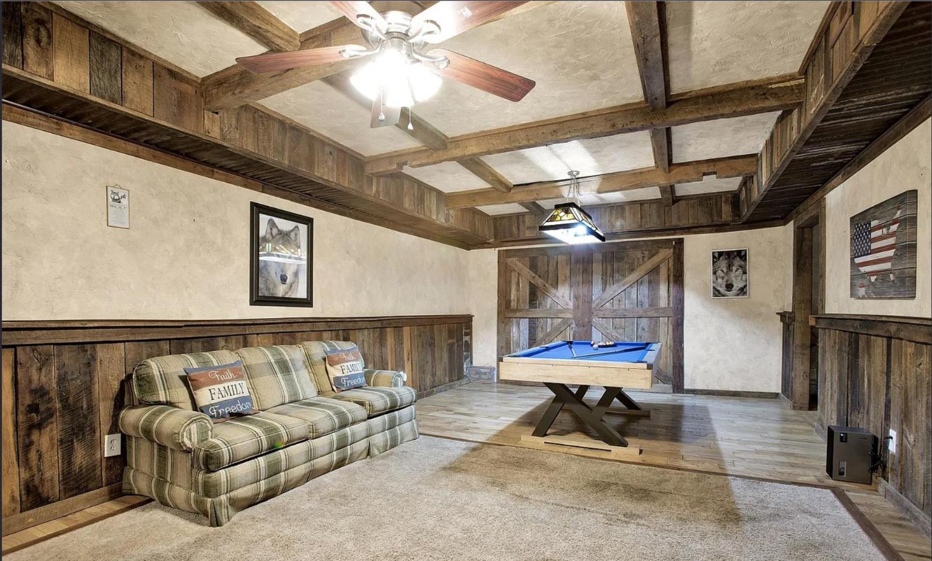 Birds Eye Cabin - Sunset & Starry Retreat Pet Friendly W Private Hottub, Fire Pit And Game Room เอลลิเจย์ ภายนอก รูปภาพ